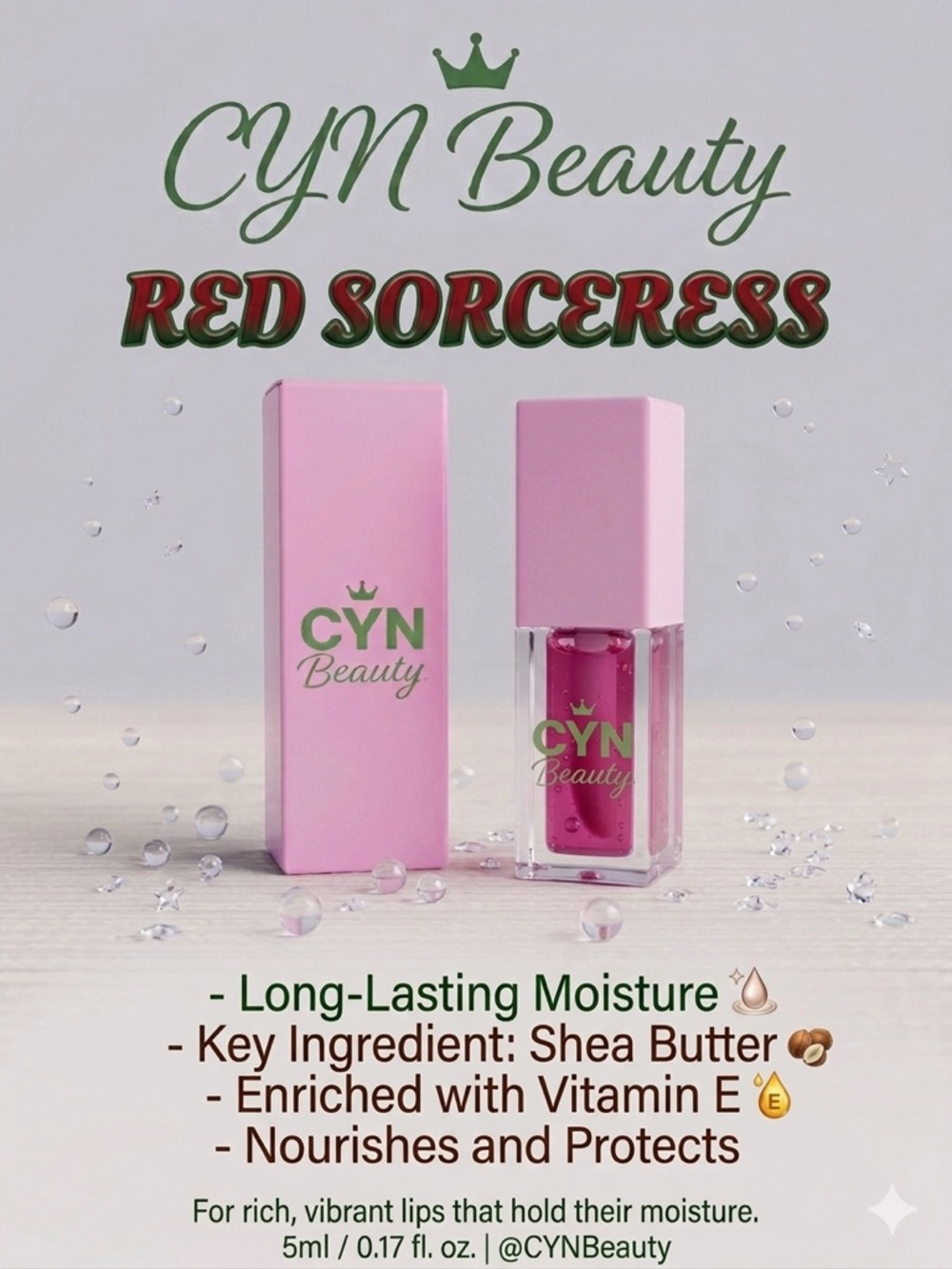 Red Sorceress Lip Tint — Pink
